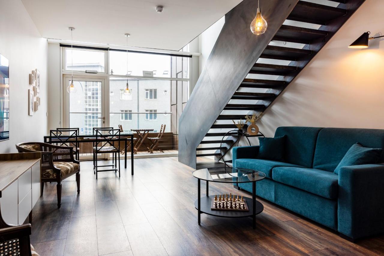 Апартаменти Loft-Style Duplex With Balcony In Downtown Рейк'явік Екстер'єр фото