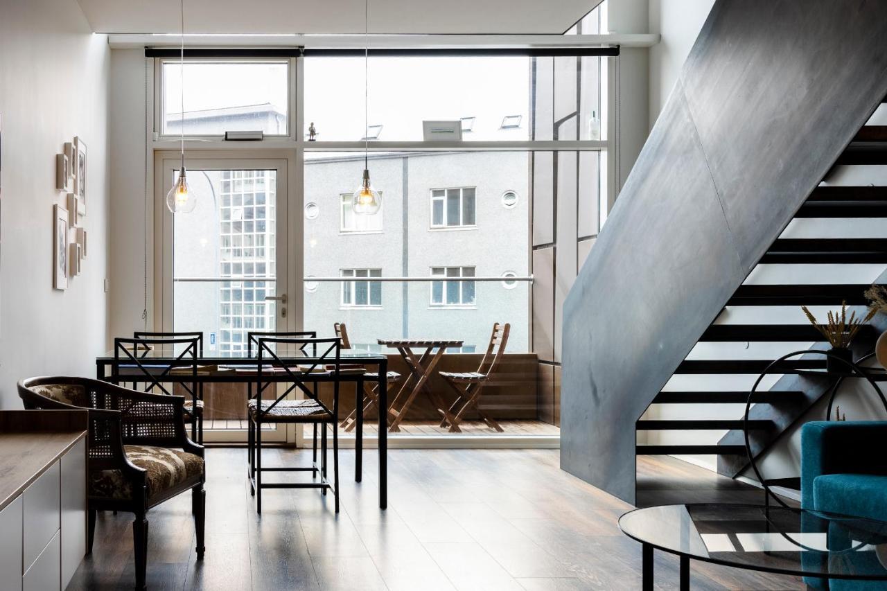 Апартаменти Loft-Style Duplex With Balcony In Downtown Рейк'явік Екстер'єр фото