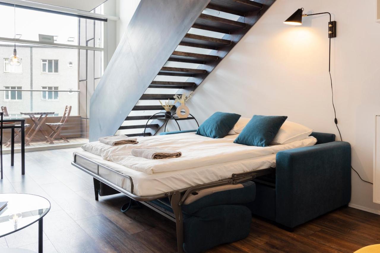 Апартаменти Loft-Style Duplex With Balcony In Downtown Рейк'явік Екстер'єр фото